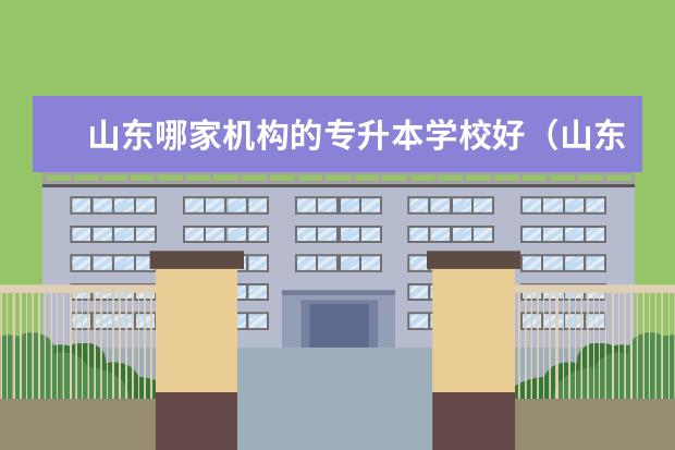 山东哪家机构的专升本学校好（山东哪家机构的专升本学校好）