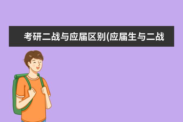 考研二战与应届区别(应届生与二战生考研哪个更具有优势) 对外经济贸易研究生(对外经济贸易大学考研详解)