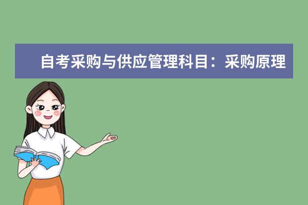 自考采购与供应管理科目:采购原理与战略课程简介 自考英语教育科目:英语语言学课程简介