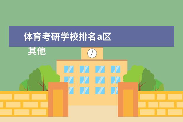 体育考研学校排名a区
其他信息:
<br/>