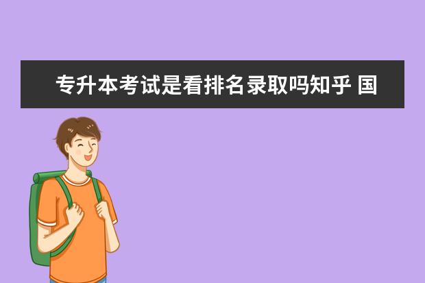 专升本考试是看排名录取吗知乎 国内的大学都存在怎样的鄙视链?