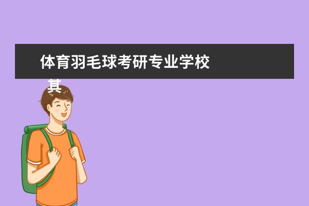 体育羽毛球考研专业学校 
  其他信息：
  <br/>