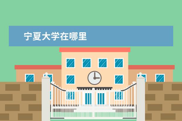 宁夏大学在哪里