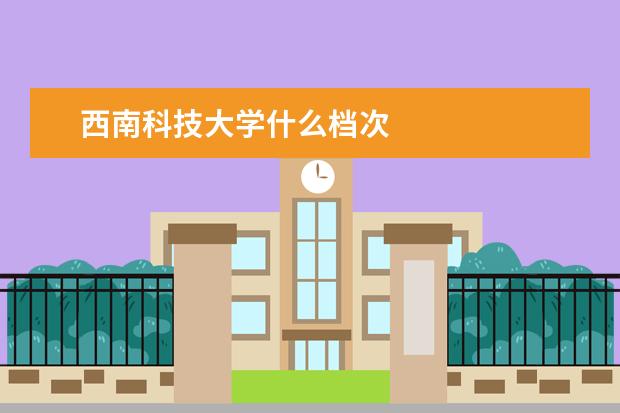 西南科技大学什么档次