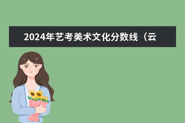 2024年艺考美术文化分数线（云南省舞蹈艺考时间）