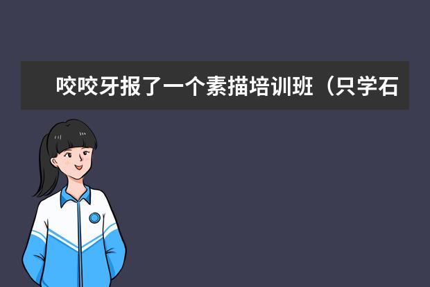 咬咬牙报了一个素描培训班(只学石膏几何),学完后能在家自学吗?内容较长,分高,有耐心的朋友帮帮我呀