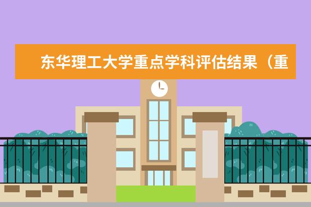 东华理工大学重点学科评估结果(重点学科名单)