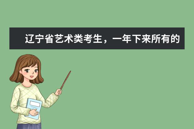 辽宁省艺术类考生,一年下来所有的费用由多少,谁知道