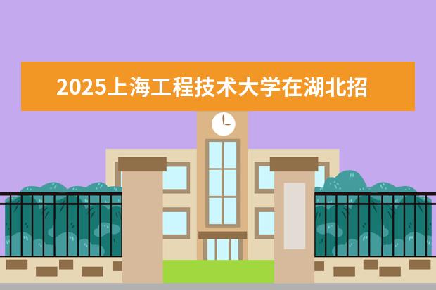 2025上海工程技术大学在湖北招生计划及专业参考（2026参考）