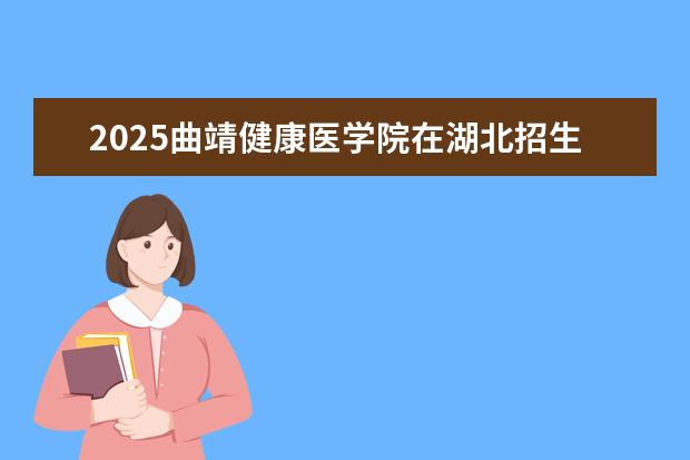 2025曲靖健康医学院在湖北招生计划及专业参考（2026参考）