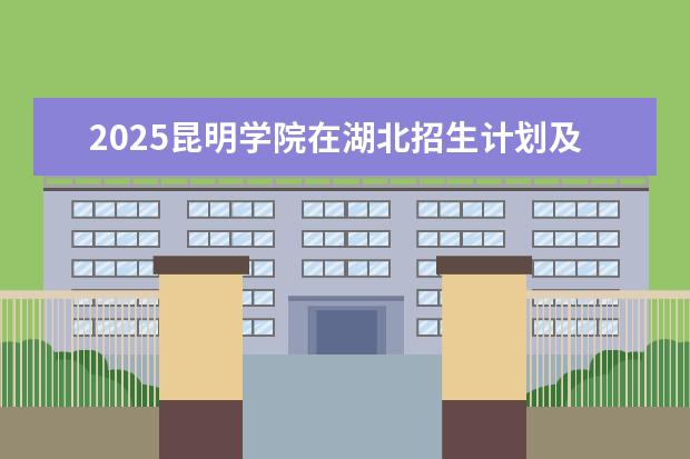 2025昆明学院在湖北招生计划及专业参考（2026参考）